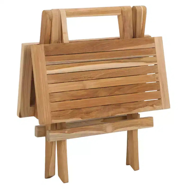Table Carrée Pliante Saba en Teck