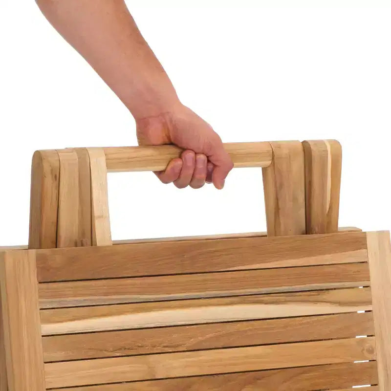 Table Carrée Pliante Saba en Teck