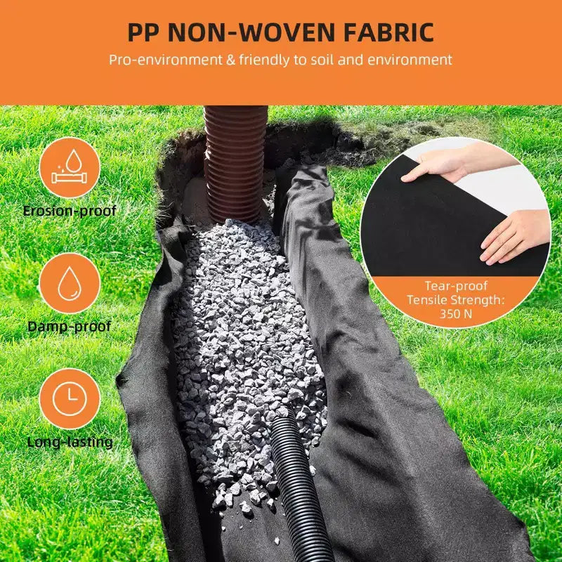 Tissu anti-mauvaises herbes pour jardin