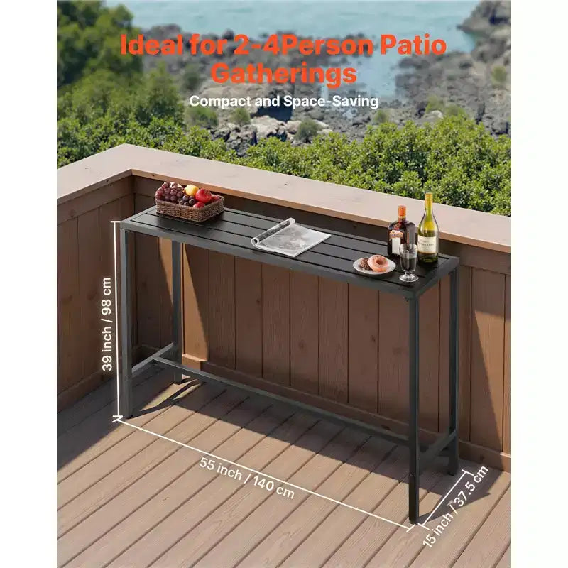 Table de bar d'extérieur