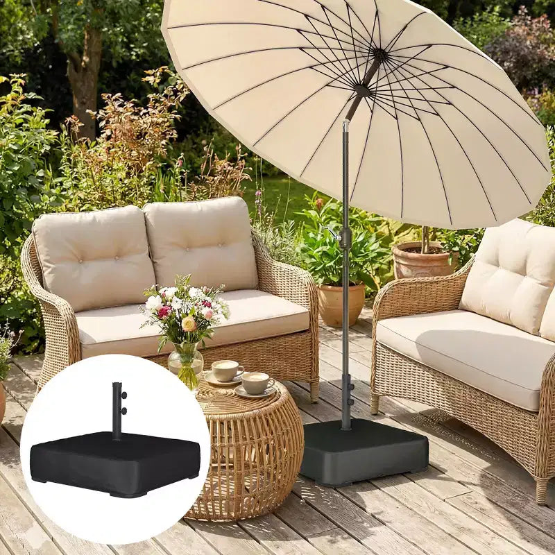 Pied de parasol de terrasse
