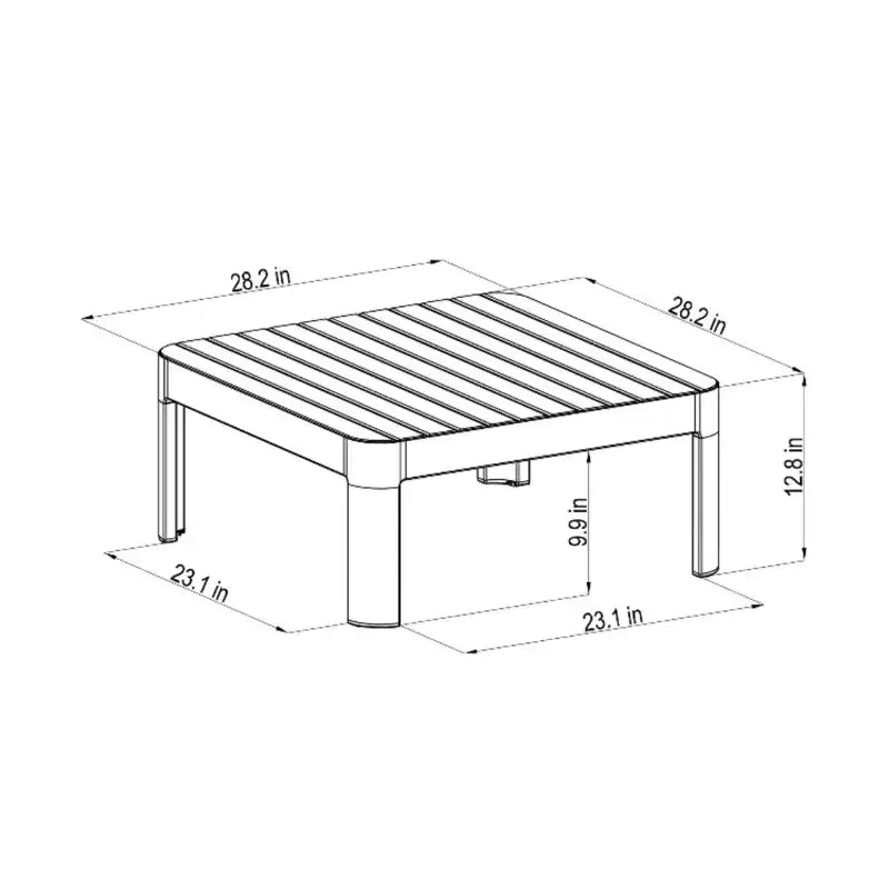 Table basse de patio