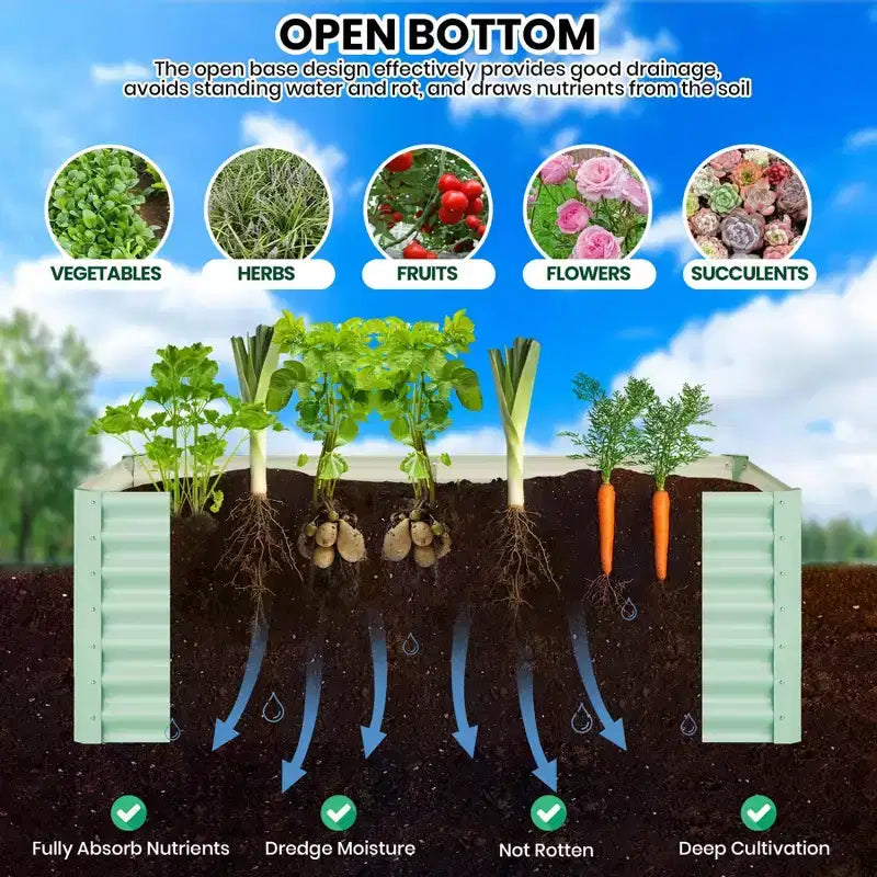 Jardinière surélevée extérieure