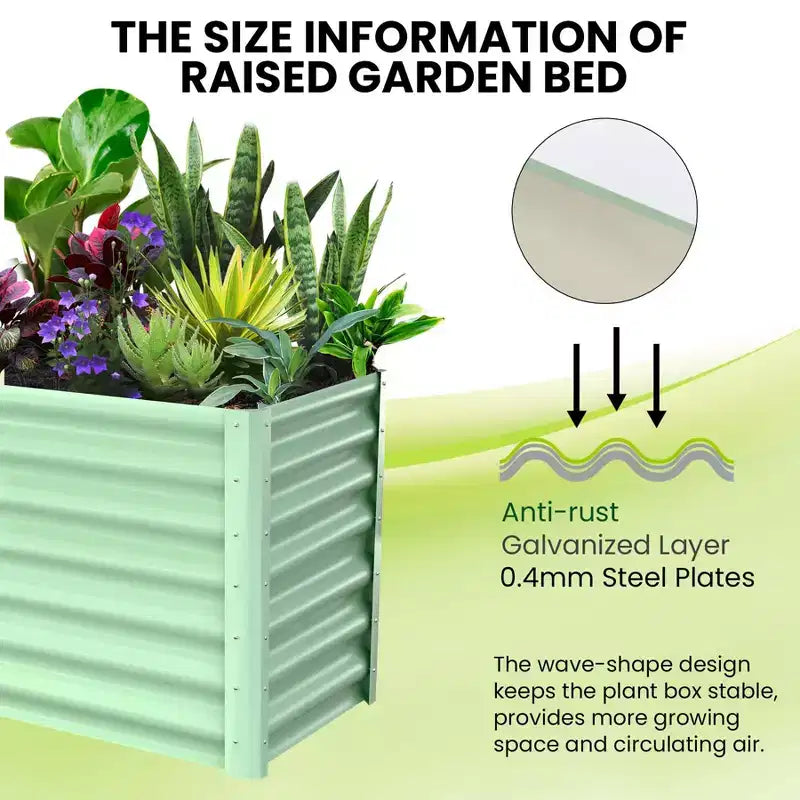 Jardinière surélevée extérieure