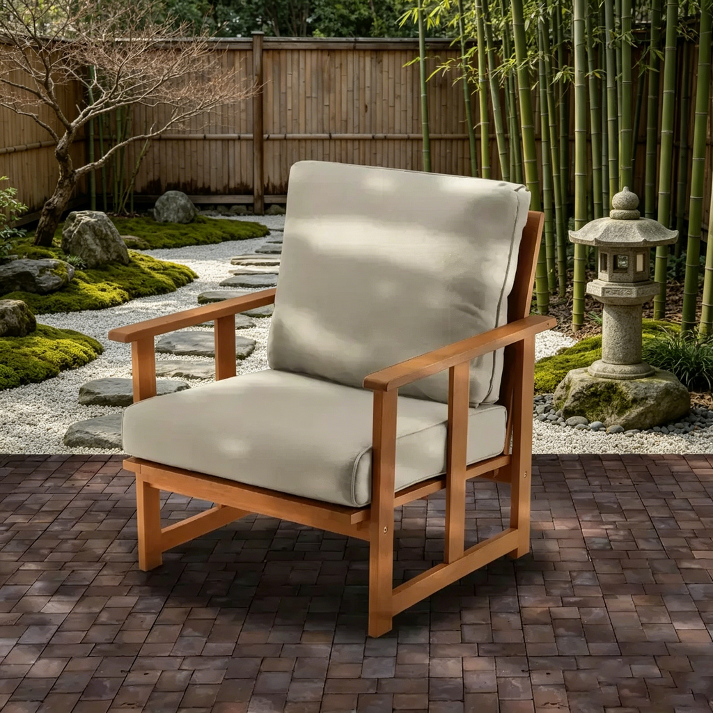 Fauteuil de club en bois