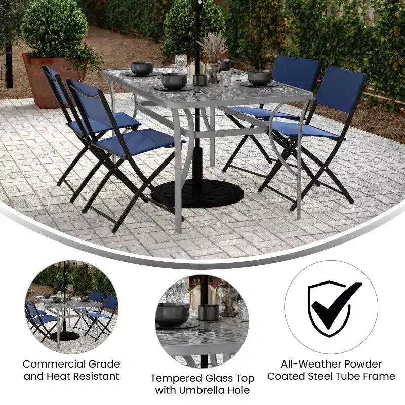 Table de patio de qualité commerciale