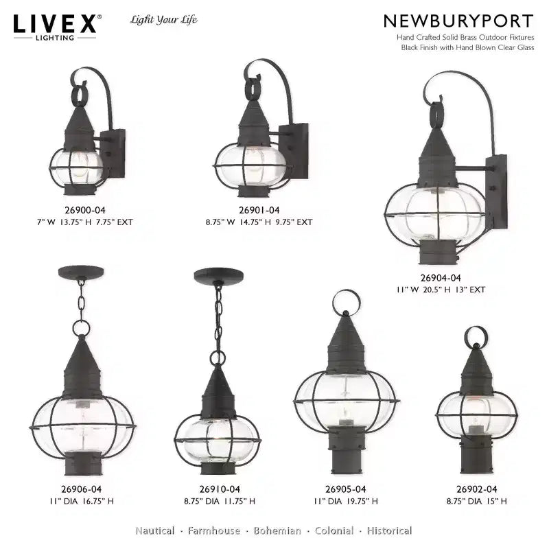 Lampadaire noir