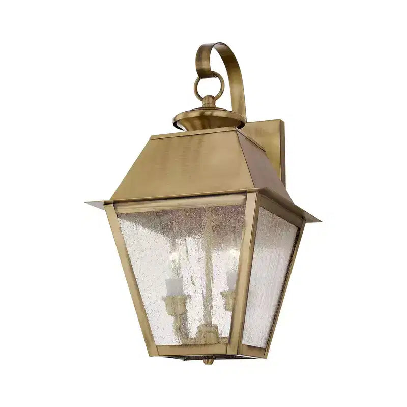 Applique Murale Lumière En Laiton Antique