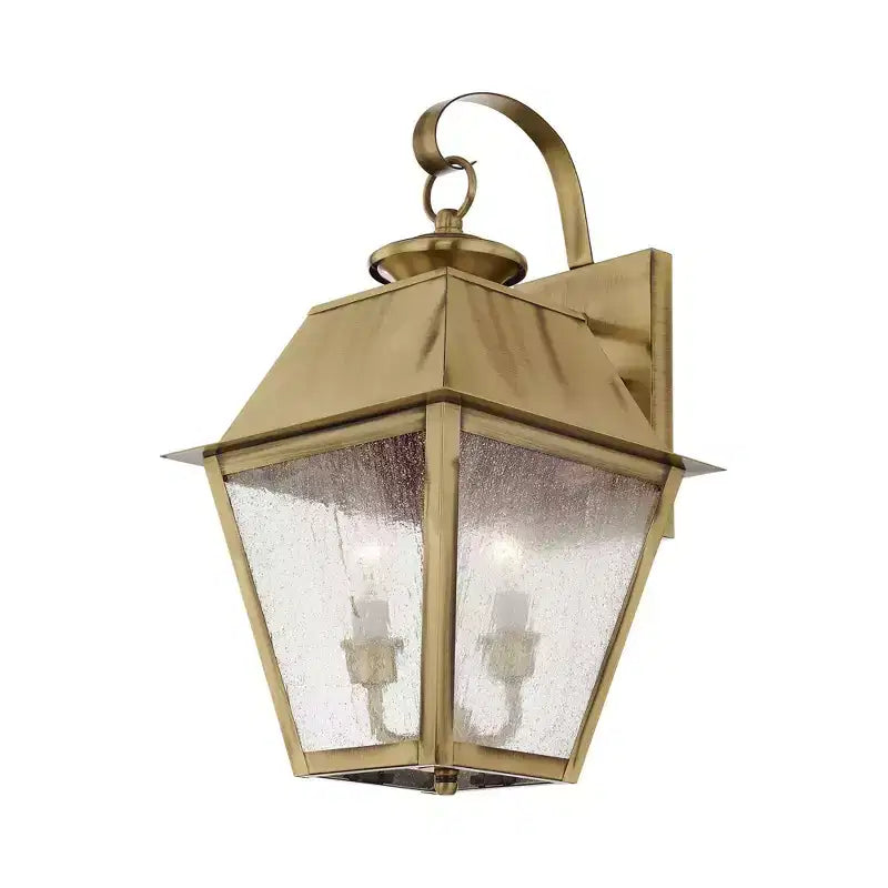 Applique Murale Lumière En Laiton Antique