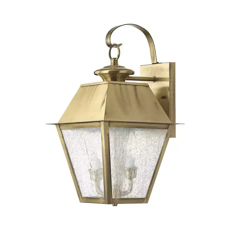Applique Murale Lumière En Laiton Antique