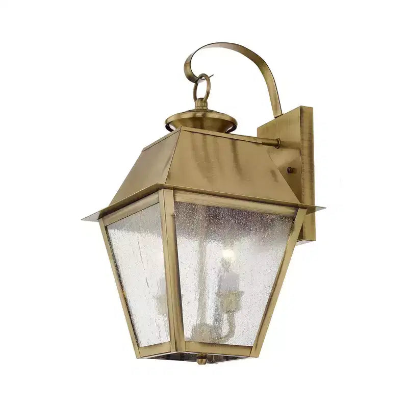 Applique Murale Lumière En Laiton Antique