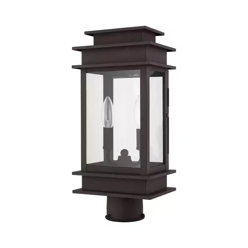 Lanterne de poteau en bronze
