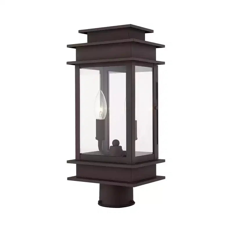 Lanterne de poteau en bronze
