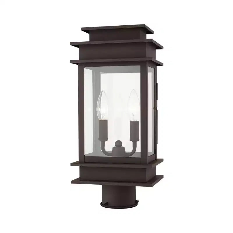 Lanterne de poteau en bronze
