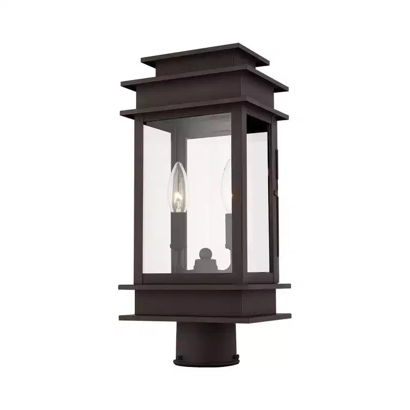 Lanterne de poteau en bronze