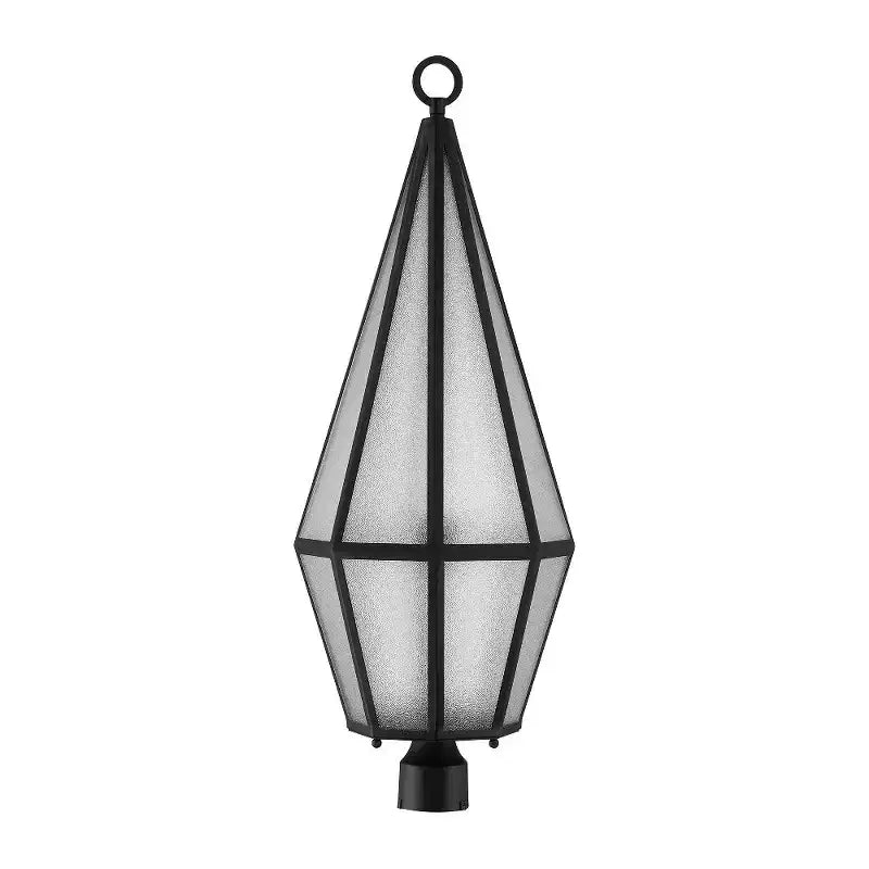 Lampadaires noirs mats