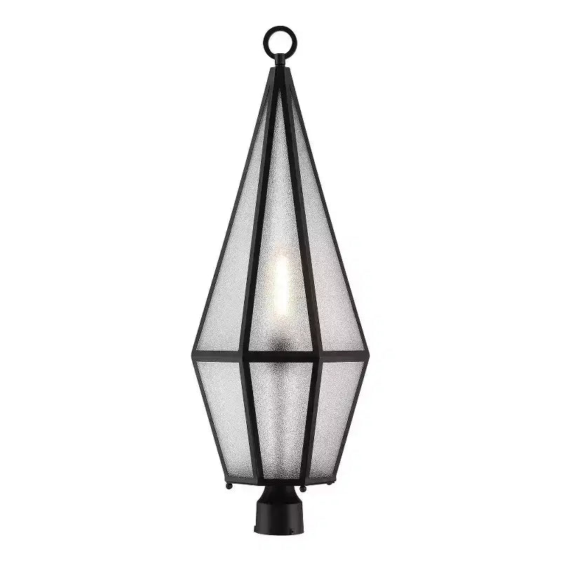 Lampadaires noirs mats