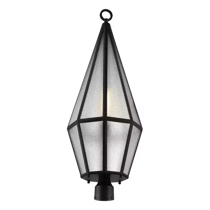 Lampadaires noirs mats