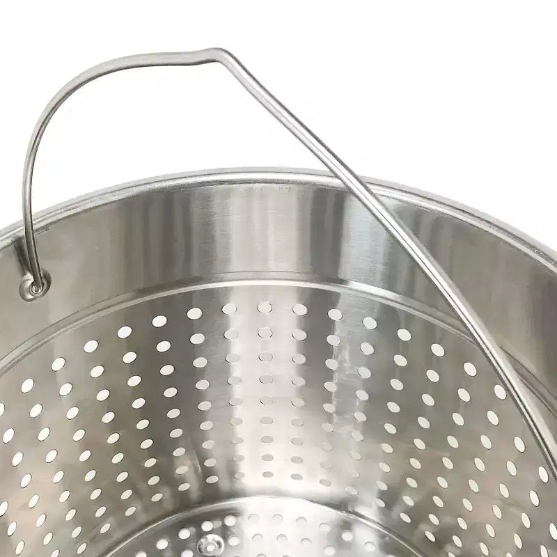 Kit de cuisson avec chaudière en acier inoxydable