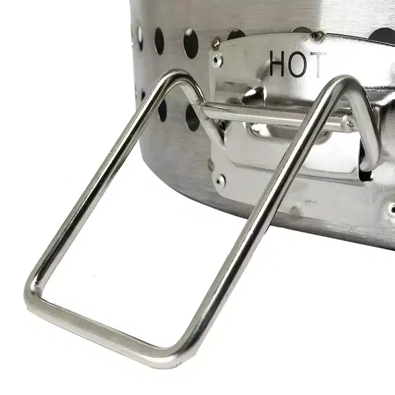 Kit de cuisson avec chaudière en acier inoxydable