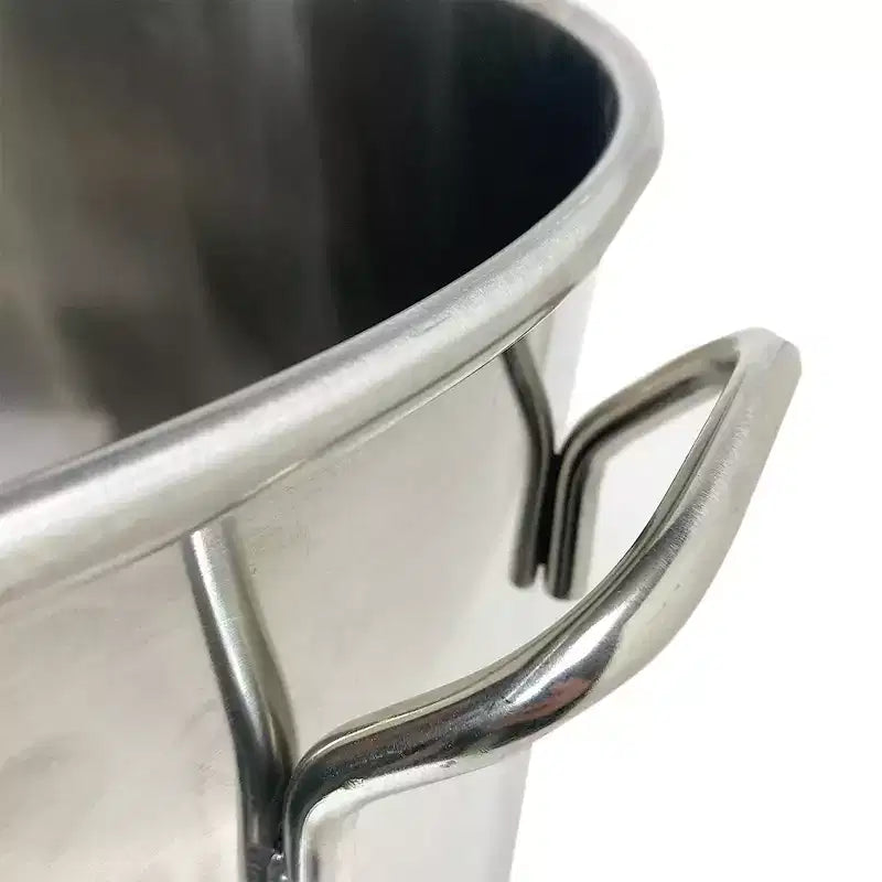 Kit de cuisson avec chaudière en acier inoxydable